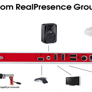 قطعات داخل بسته های پلیکام RealPresence Group 300-310-500